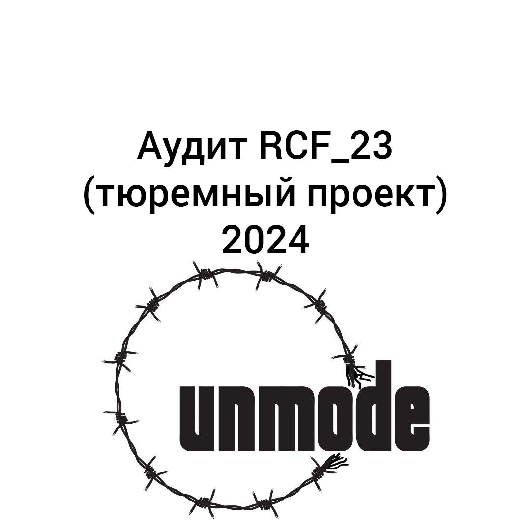 Аудит RCF_23 (тюремный проект) 2024